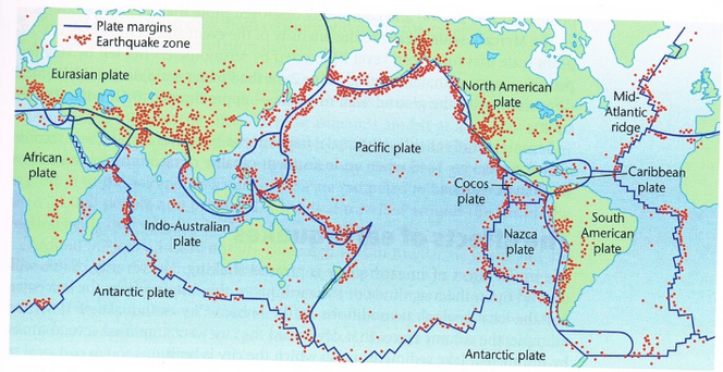 Earthquakes and Volcanoes - PLATE TECTONICS